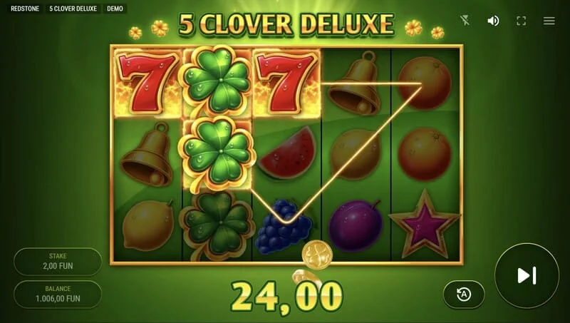 5 Clover Deluxe - thắng trò chơi cơ bản