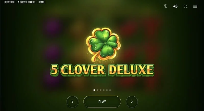 5 Clover Deluxe - menu chính